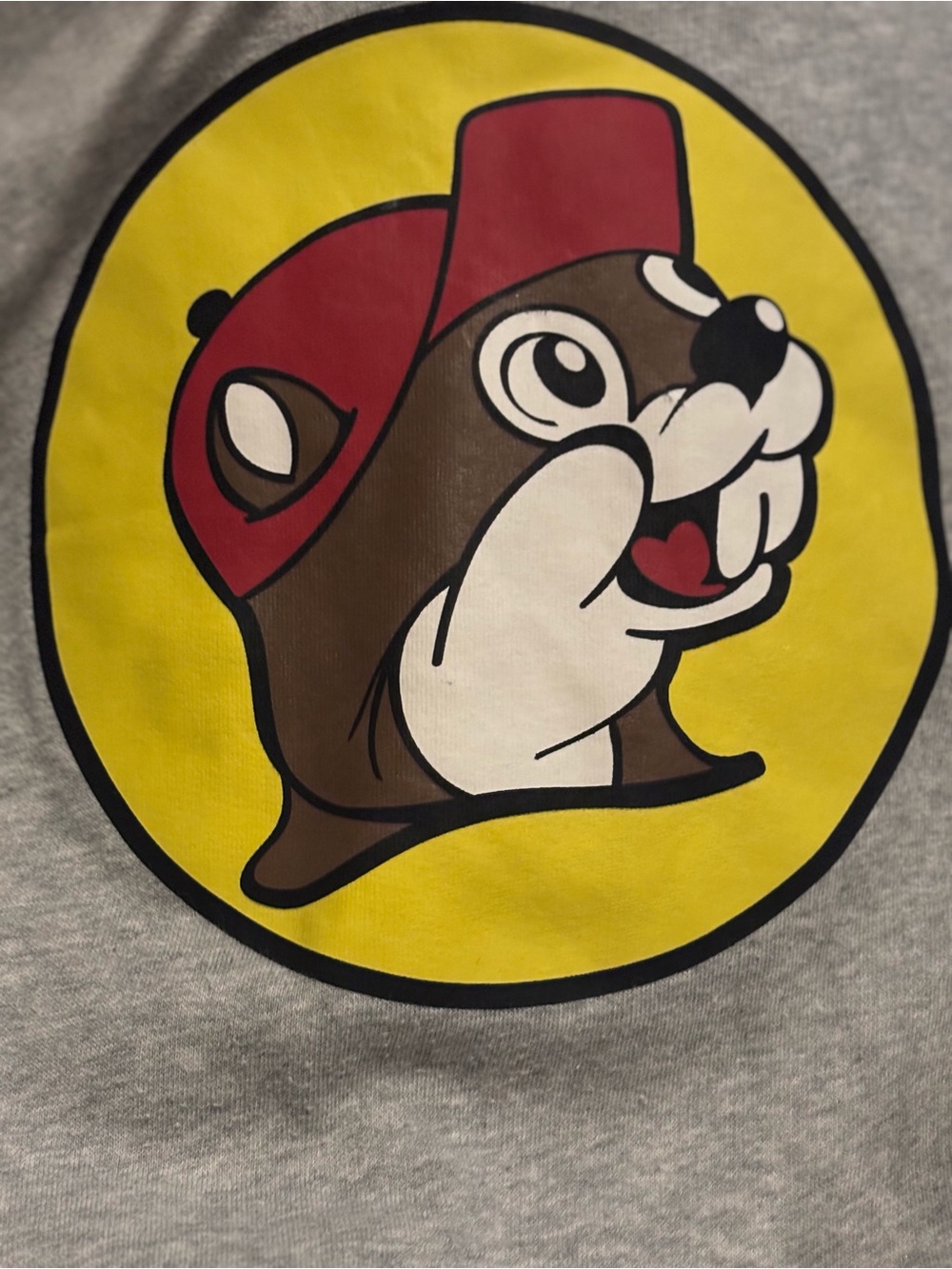 Gray Buc-ee's Logo Hooded Sweatshirt - Picture 3 of 4